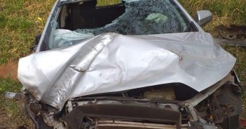 Veículo de Jaguapitã bate em Canaleta e capota entre Nossa Srª das Graças e Bentópolis