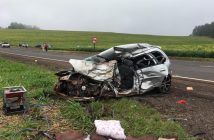 Motorista morre após acidente entre carro e caminhão na PR-182