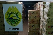 Polícia apreende cerca de 350 caixas de cigarros contrabandeados em Santo Inácio