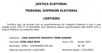 Candidato a prefeito de Centenário do Sul cometeu “fake news” ao informar sua profissão