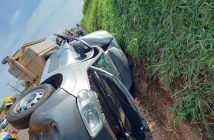 Motorista fica ferido após capotamento na BR-369 em Arapongas