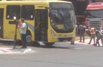 Motociclista fica em estado grave em acidente com ônibus em Londrina
