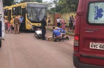 Jovens são atropelados por ônibus do transporte coletivo em Londrina