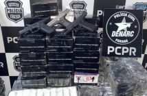 Homem é preso após polícia flagrar quase 500 quilos de cocaína dentro de ônibus, em Santa Fé