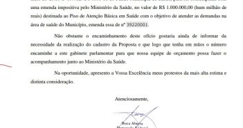 Deputado “Boca Aberta” indica emenda de 1 milhão de reais para Porecatu