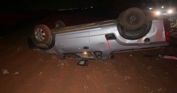 Jovem de Jaguapitã capota veículo nas proximidades do município