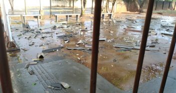 Temporal atinge colégio em Guaraci, cerca de 60 alunos estavam no local