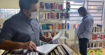 Prefeito e vice- prefeita de Centenário do Sul inauguram salas de leitura do Projeto Prazer de Ler