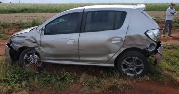Ultrapassagem proibida causa acidente entre Alvorada do Sul e Bela Vista