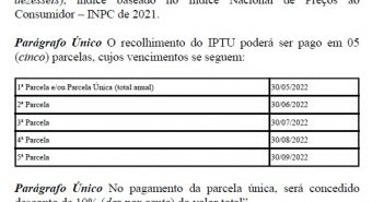 Em Lupionópolis, prefeito decreta aumento de 10,16% no valor do IPTU