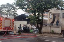 Homem fica gravemente ferido em incêndio no centro de Londrina