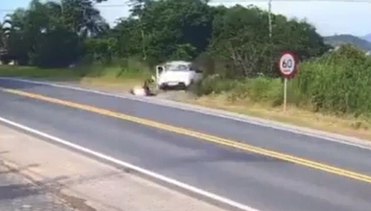 Casal Pula De Carro Em Movimento E Veículo Despenca Em Ribanceira