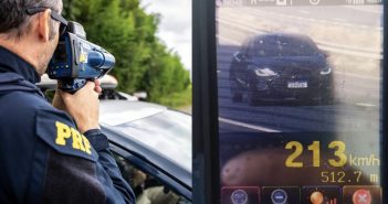 No Paraná: Carro é flagrado a 213 km/h em rodovia e recebe multa de R$ 880