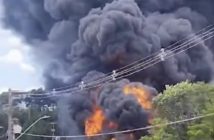 Depósito de tintas explode no Paraná