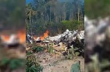 Avião do tráfico cai após interceptação da FAB na Amazônia