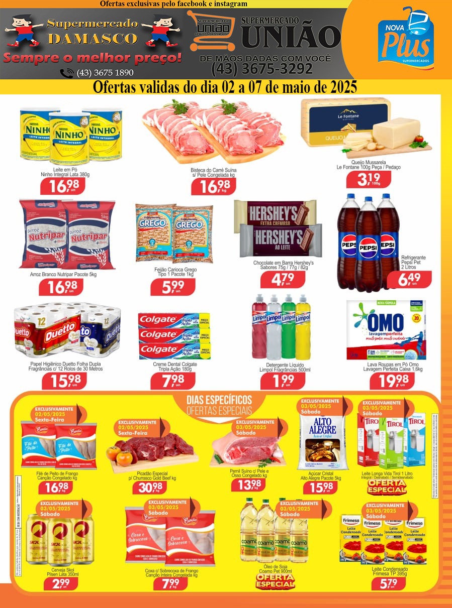 Ofertas Super união 02-05-2025 a 07-05-2025